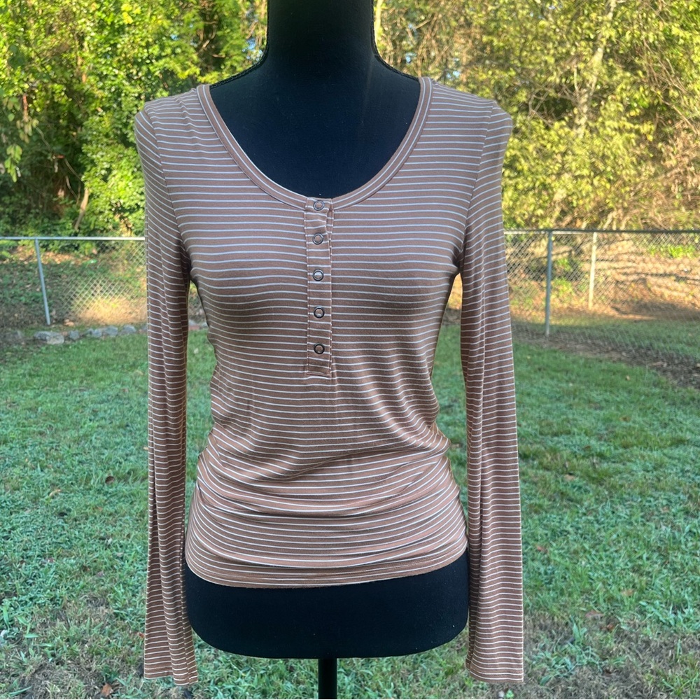 American Eagle Soft&Sexy Striped Top Size XS